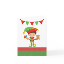 Tomte med presenter och vit bakgrund 