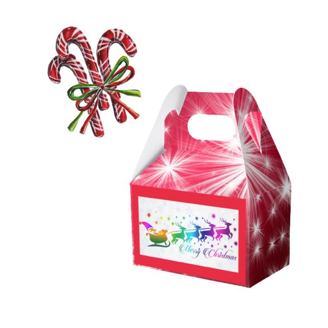 Tomte med renar julfavoritlåda presentaskar (Skapare uppladdad)