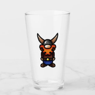 Tomte med rött Beard Viking Glass Glaskopp