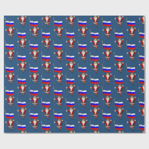 Tomte med Rysslands flagga Presentpapper