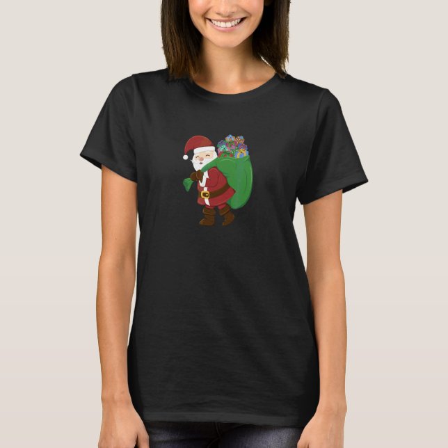 Tomte med semester t shirt (Framsida)