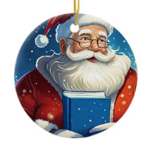 Tomte med stor julbok