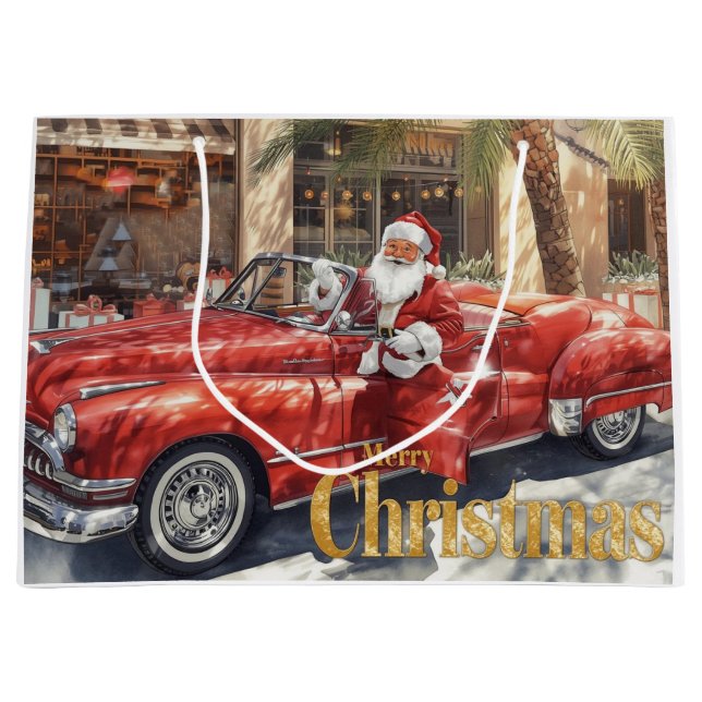Tomte Merry Christmas från Kalifornien (Framsidan)
