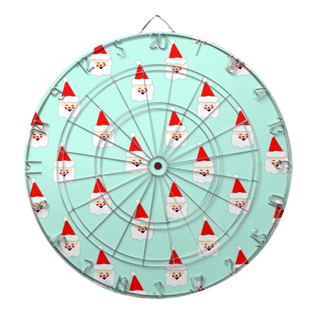 tomte mönster mid century jul darttavla (Framsidan)