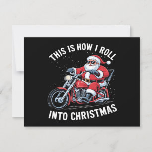 Tomte Motorcykel Motorcykel Jul Viktig