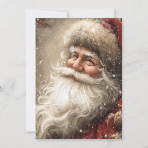 Tomte Nostalgisk Jul Platt Kort