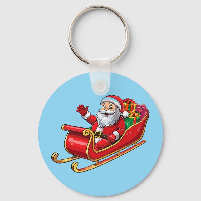 Tomte Nyckelring (Framsida)
