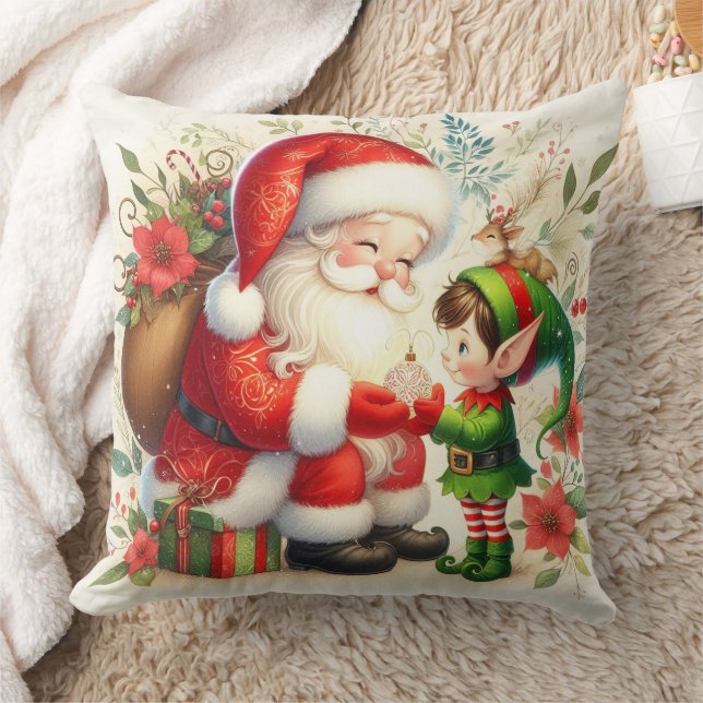 Tomte Och Alv 1  Kudde (Filt)