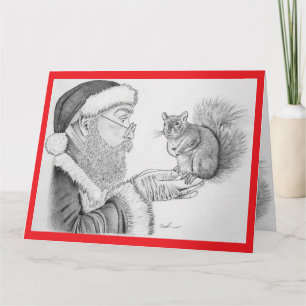Tomte och ekorre kort