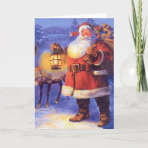 Tomte och hans renar kort