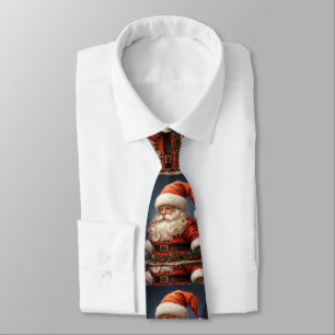 Tomte och julbandy slips
