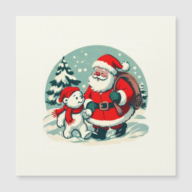 Tomte och lilla isbjörn (Framsida)