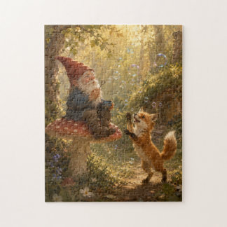 Tomte och räv pussel