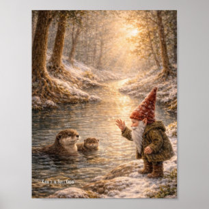 Tomte och utter poster