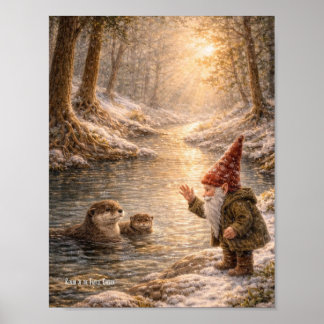 Tomte och utter poster