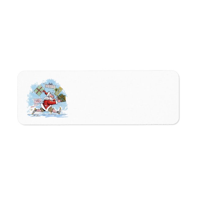 Tomte Oförberedd returadressetiketter Returadress Etikett (Framsidan)