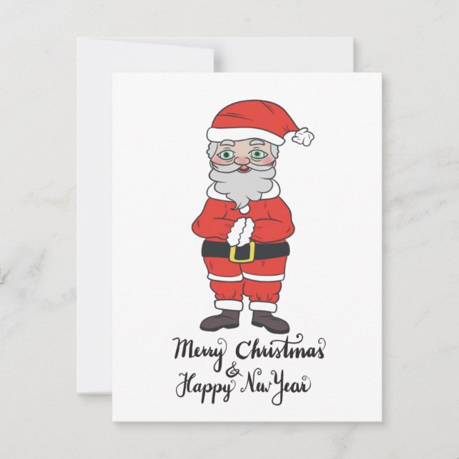 Tomte önskar dig en God Jul Julkort (Framsida)
