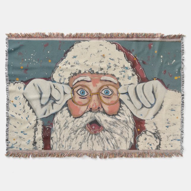 Tomte överraskad filt (Framsidan)