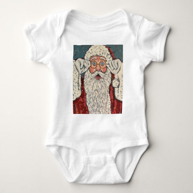 Tomte överraskad t shirt (Framsida)