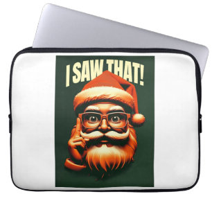 Tomte övervakar dig laptop fodral
