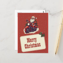 Tomte på cykel tecknad film