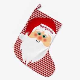 Tomte på pepparrandiga julstrumpa