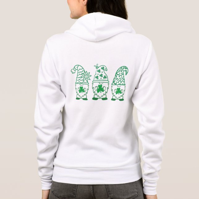 Tomte på St. Patricks dag-67845 T Shirt (Baksida)