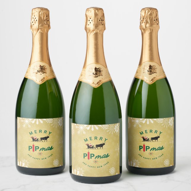 Tomte på tjur-släde – Forex Pipmas-present  (Flaskor)