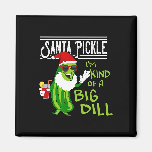 Tomte Pickle jul i juli  Magnet (Framsidan)