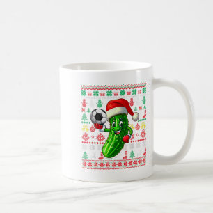 Tomte Pickle Spelar Fotboll Xmas Spelare Vegan Svä Kaffemugg