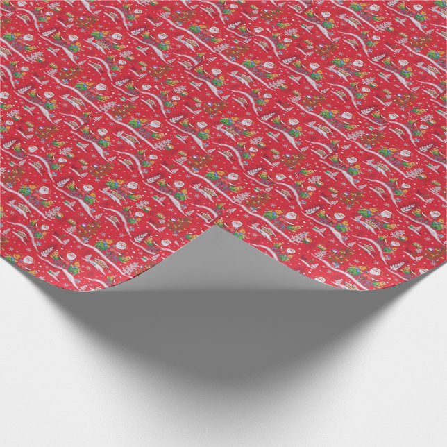 Tomte Presentpapper (Hörn)