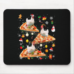 Tomte Ren Älva Kyckling Ridande Pizza Xmas Galax Musmatta