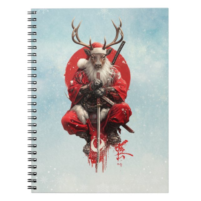 Tomte Ren Krigare – Holiday Battle Edition Anteckningsbok (Framsidan)