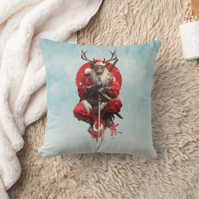 Tomte Ren Krigare – Holiday Battle Edition Kudde (Filt)