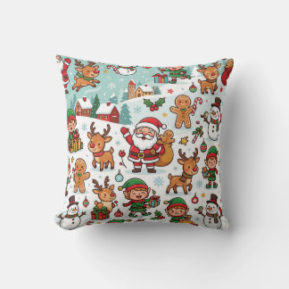 Tomte Ren Pepparkaks Kudde