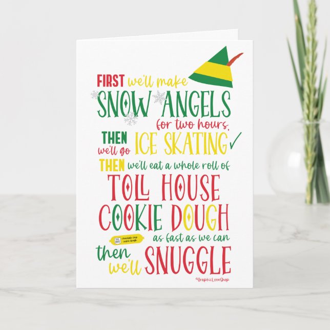 Tomte-resplanering Julkort © GraphicLoveShop Kort (Framsida)