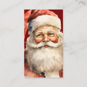 Tomte Retro jul Visitkort