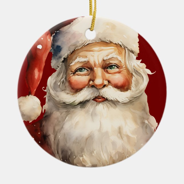 Tomte Retrojul Julgransprydnad Keramik (Framsidan)