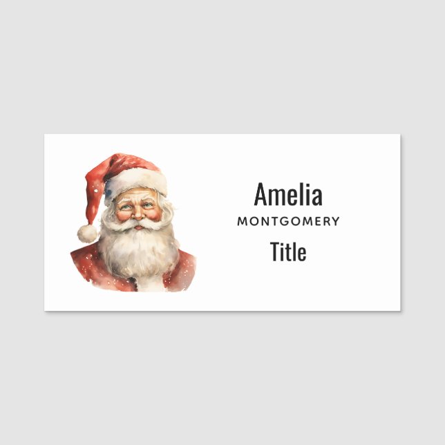Tomte Retrojul Namnbricka (Framsida)