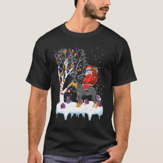 Tomte Ridande Australiensisk Nötboskap Hundträd Be T Shirt