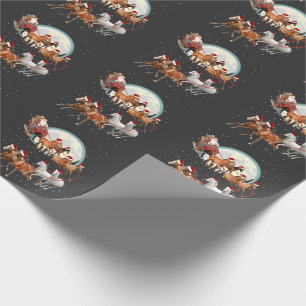 Tomte ridande hästar Häst släde Ridsport Presentpapper