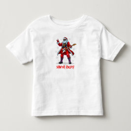 Tomte Rockar! Rolig Tomte som spelar gitarr T Shirt