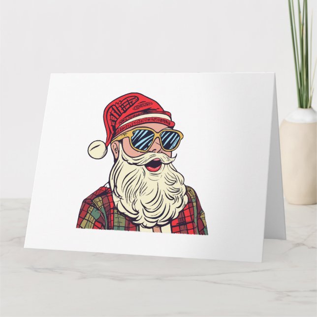 Tomte - Rolig Kort (Framsida)