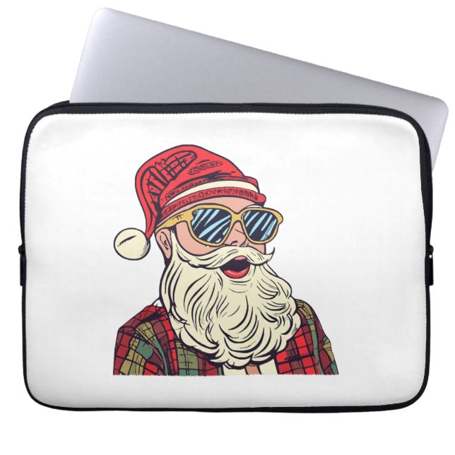 Tomte - Roligt Laptop Fodral (Framsidan)