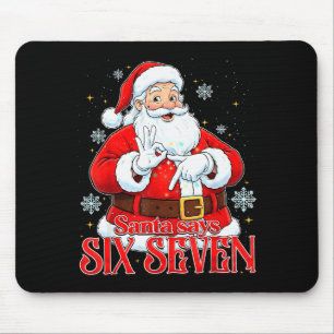 Tomte säger sex sju 67 Meme jul semester 6 7 Musmatta