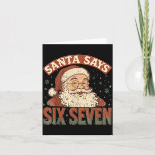 Tomte säger sex sju 6 7 Gen Z Alpha Meme Slang Ch Kort