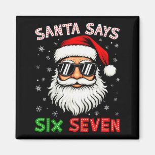Tomte säger sex sju 6 7 Gen Z Alpha Meme Slang Ch Magnet