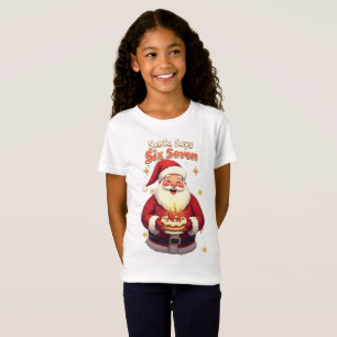🎅Tomte säger Six Seven Meme – Rolig Tomte som hål T Shirt