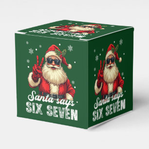 Tomte säger SIX SEVEN – Roligt julmem Presentaskar