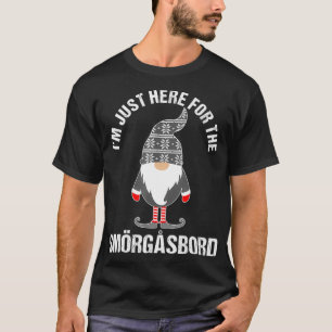 Tomte Santa Scandinavian Gnome Sbårasbord Christm T Shirt